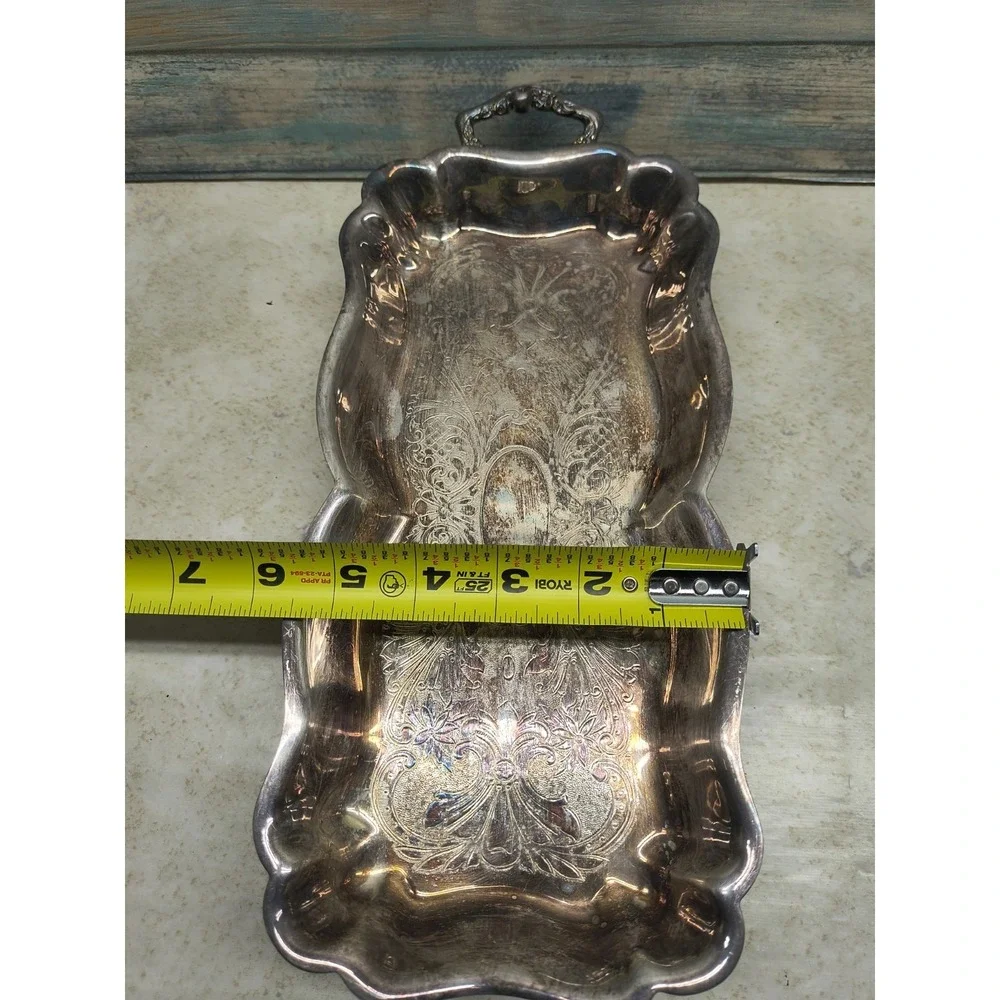 Antique W&S Blackinton Silver Plate Towle Serving Tray‎